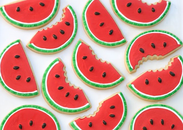Watermelon Cookies