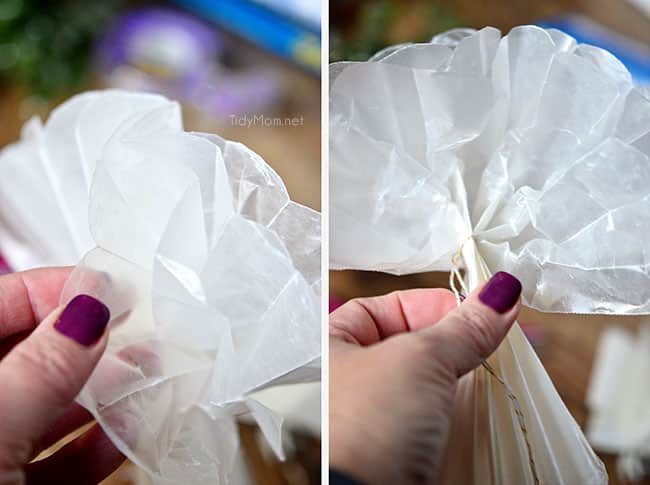 Easy Holiday Gift Wrapping: How to make a Wax Paper Bow at cetcu.com