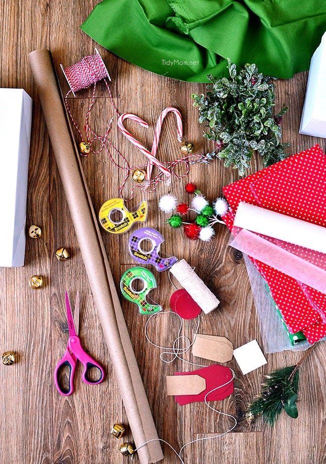 Easy Holiday Gift Wrapping with Scotch-Brand and cetcu.com