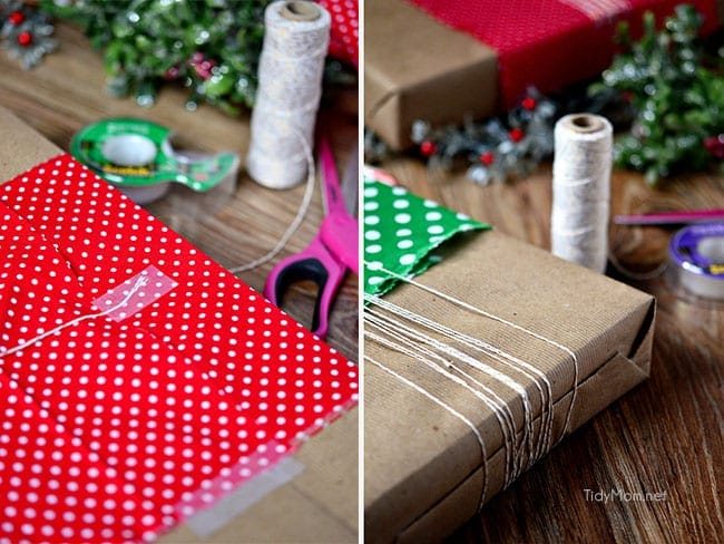 Easy Holiday Gift Wrapping with Scotch-Brand and cetcu.com