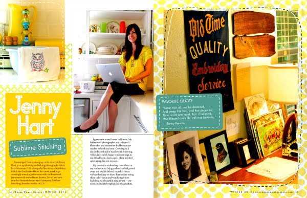 Where Women Creat Jenny Hart