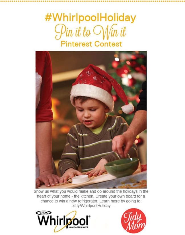 Enter #WhirlpoolHoliday Contest with Whirlpool Brand and Cetcu Pin and Win your choice of Black or White Ice Refrigerator. Details at cetcu.com