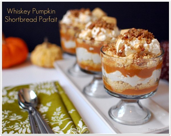Whiskey Pumpkin Shortbread Parfait