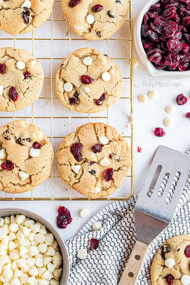 White Chocolate Cranberry Cookies