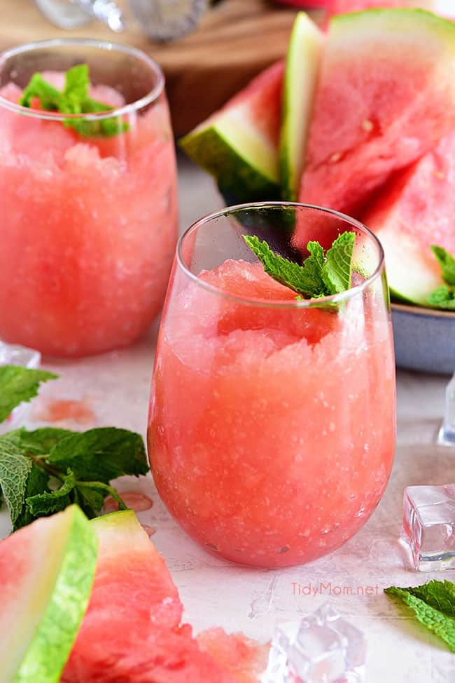 Watermelon Wine Slushie Recipe