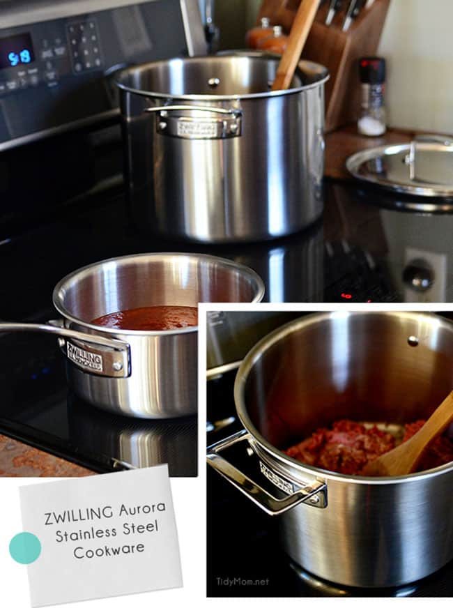 7 piece Zwilling Aurora Stainless Steel Cookware Set at cetcu.com