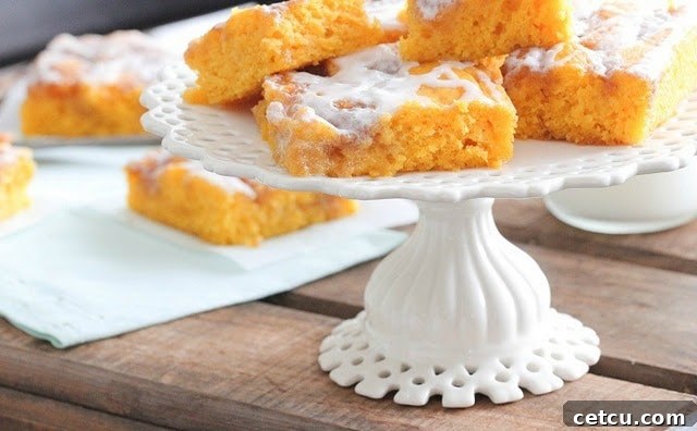 Delicious Cinnamon Roll Pumpkin Vanilla Sheet Cake