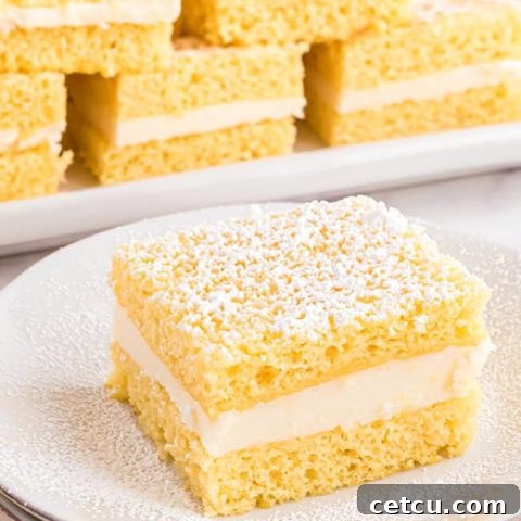 Nostalgic Banana Flips snack cakes on a white plate