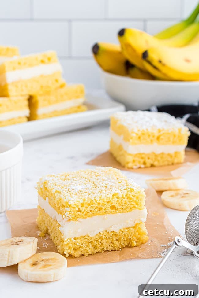 Homemade Banana Flips topped with slices of fresh banana, ready to be enjoyed as a delightful dessert