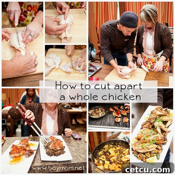 Learn to cut a whole chicken at home, saving money and improving your culinary skills.