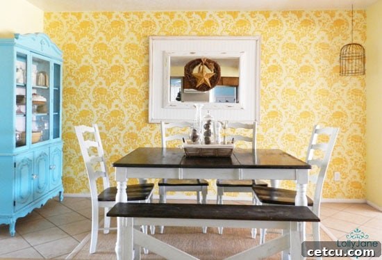 LollyJane blog julia stencil featured wall LollyJane blog julia stencil featured wall
