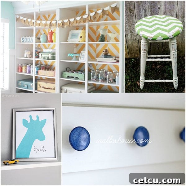 Collection of inspiring DIY craft and home decor projects
