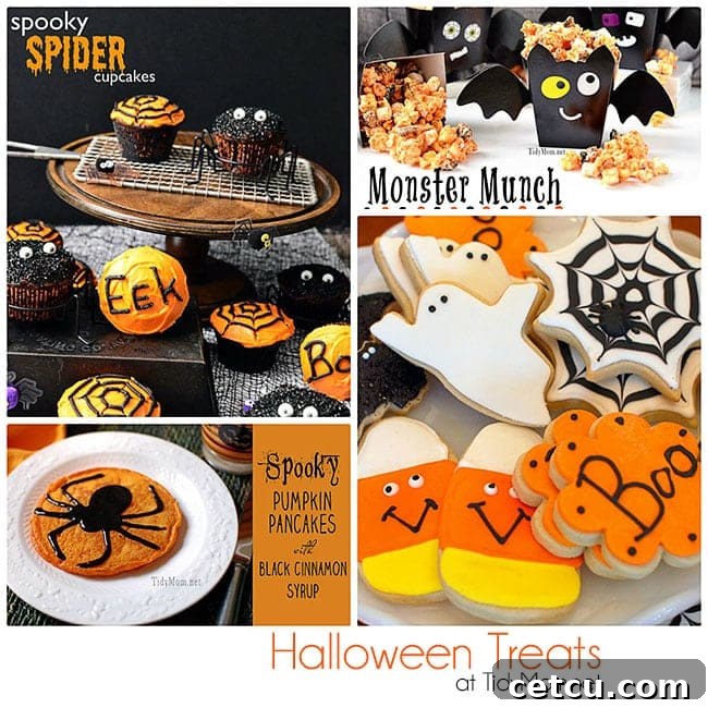 A collection of TidyMom Halloween Treats