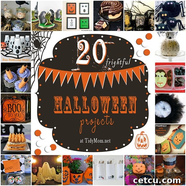 20 Frightful Halloween Projects for Decorations and Crafts