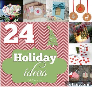 24 Holiday Project Ideas, a comprehensive guide for Christmas decorations, handmade gifts, and festive activities