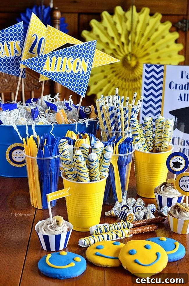 Delicious and Easy Graduation Party Food Ideas and Decor