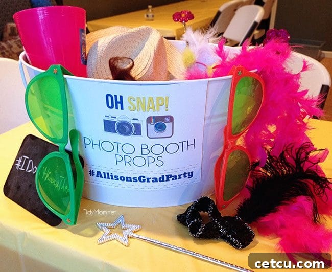 Creative Graduation Party Photo Booth Props