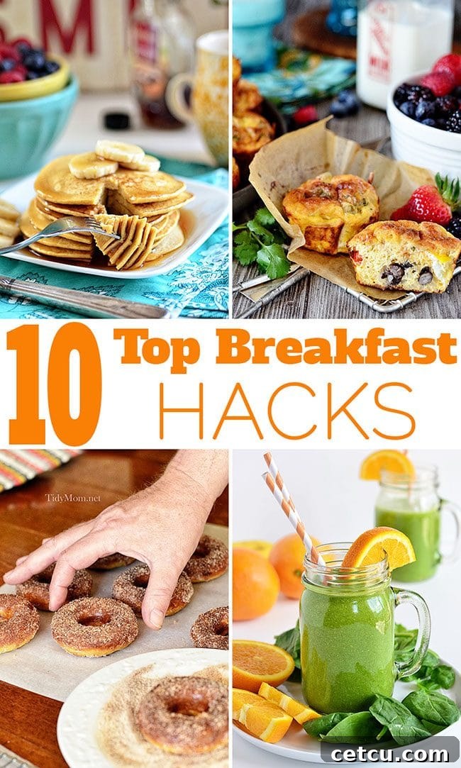 10 TOP BREAKFAST HACKS THAT WILL MAKE YOU WANT TO GET OUT OF BED!