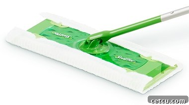 Substitute Swiffer wet pads with baby wipes for a quick and effective floor clean.