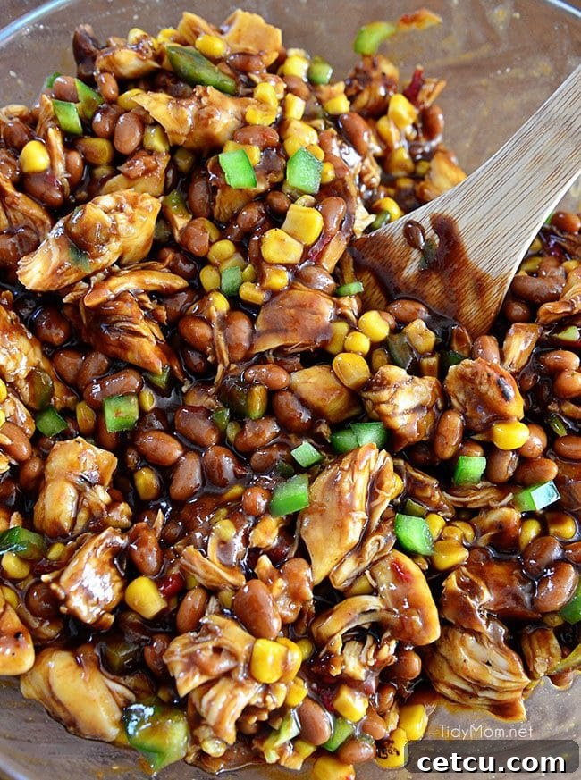Cornbread BBQ Chicken Pot Pie. Grill chicken indoors for a taste of summer in the winter!! Recipe at TidyMom.net
