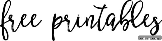 Holiday Free Printables banner