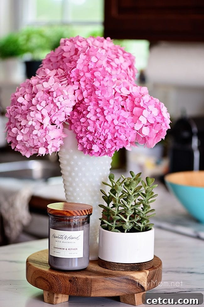 Expert tips for cutting hydrangeas for longevity. Learn the best techniques for angled cuts and leaf removal to ensure your fresh hydrangeas last longer.