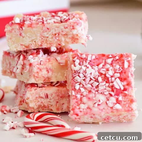 Candy cane Peppermint Fudge