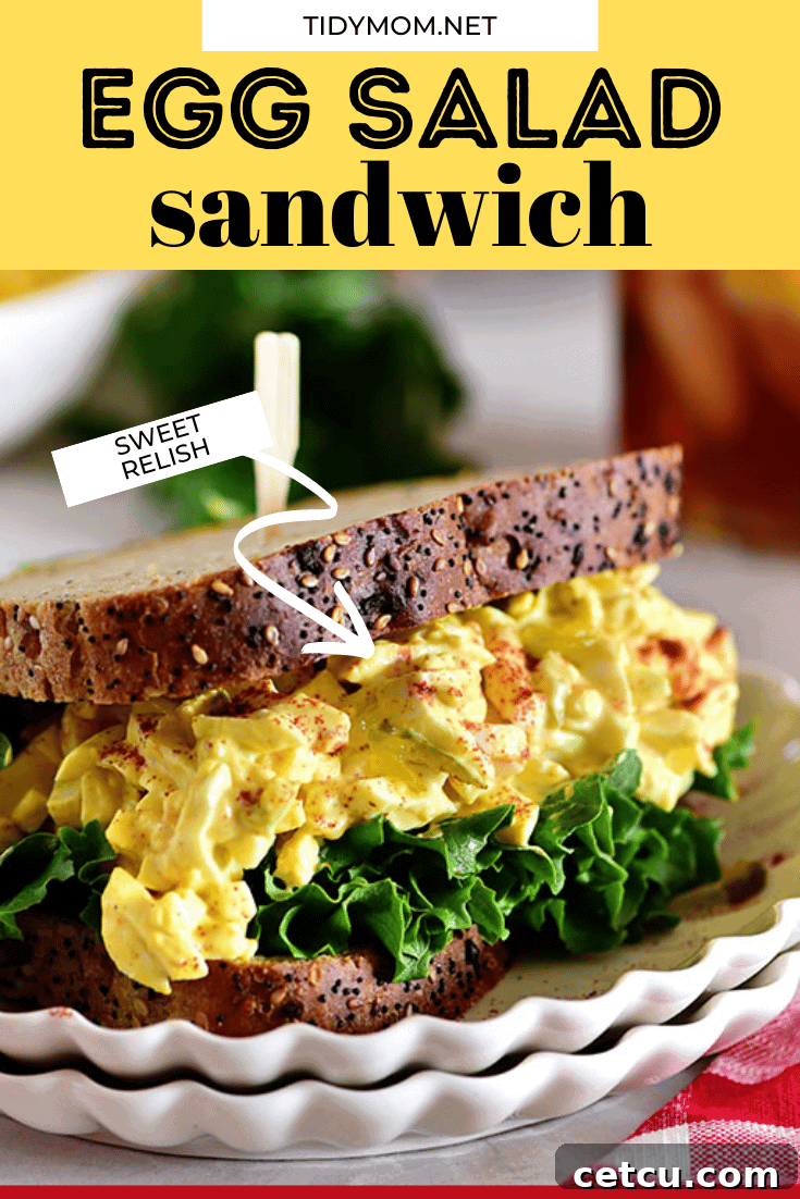 Classic Egg Salad for Pinterest sharing