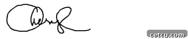 Author's Signature
