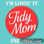 TidyMomFRIDAYS TidyMom Fridays blog button for weekly link-up.
