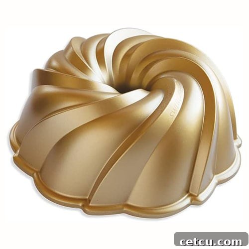 gold bundt pan