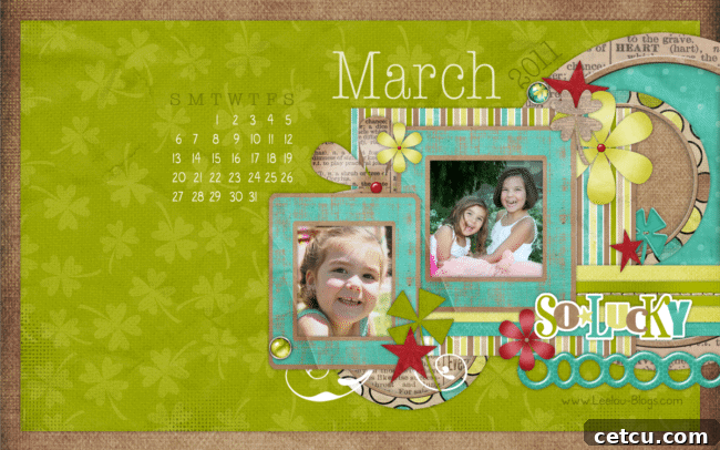 Your Free March Desktop Theme 3 Leelou Blogs CUSTOM free desktop theme image