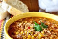 Smoky BBQ Chicken Pizza Soup