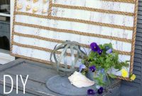 Spark Your Summer with a DIY Rope & Shell Beach Flag