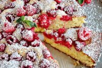 Luscious Lemon Raspberry Coffee Cake