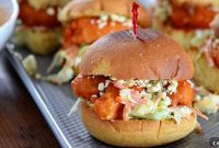 Buffalo Brew Shrimp Sliders