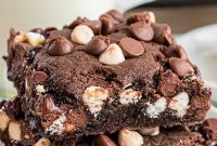 Decadent Triple Chocolate Caramel Bars