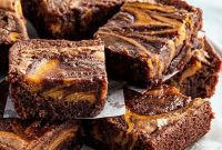 Fudgy Pumpkin Brownies