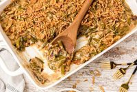 Loaded Bacon and Cheese Green Bean Casserole