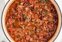 Hearty Leftover Turkey Chili