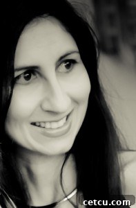 Portrait of Sylvie Shirazi, founder of Gourmande in the Kitchen