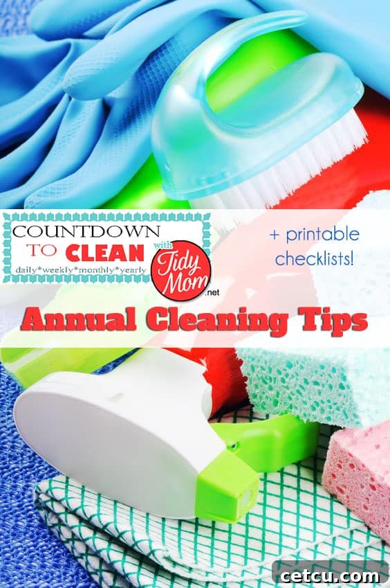 Countdown to Clean: Annual Cleaning Tips for a Spotless Home