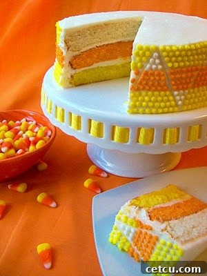 Candy Corn Cake
