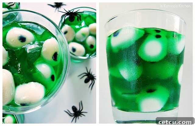 Creepy Peepers Halloween Jell-o