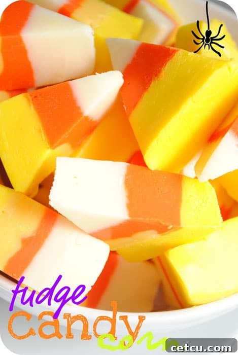 candy corn fudge