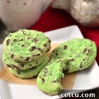 Irresistible Mint Chocolate Chip Cookies