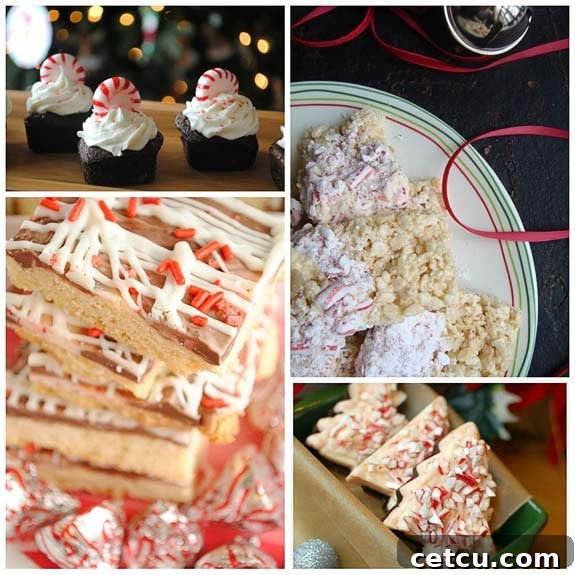 More peppermint-themed holiday treats