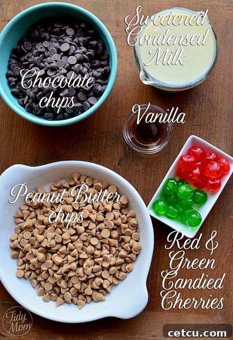 Five minute Fudge ingredients