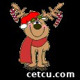 A charming animated GIF of a festive reindeer, adding a touch of holiday cheer.