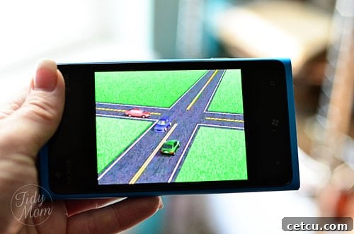 Drivering Test App on Nokia Lumia 900 Windows Phone
